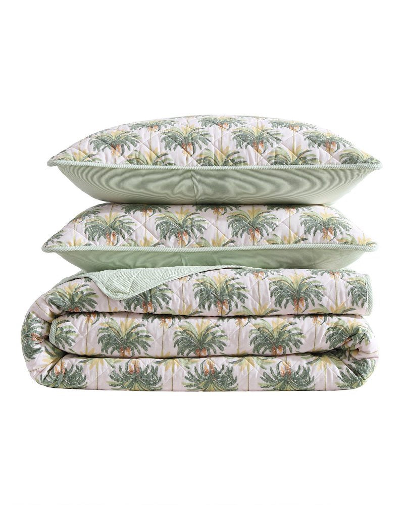 Santiago Reversible 2-Piece Twin Quilt Set - Pink