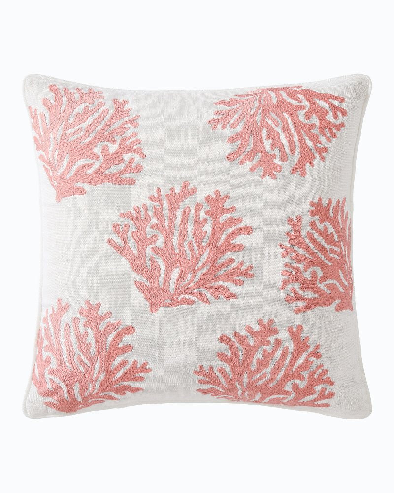 Coral Island Decorative Pillow - Coral