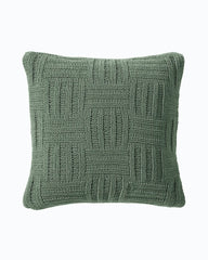 Chain Basket Decorative Pillow - Green