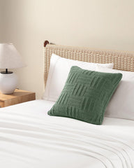 Chain Basket Decorative Pillow - Green