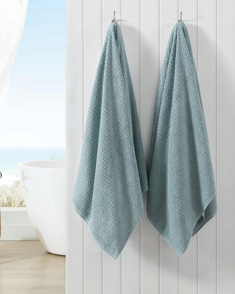 Northern Pacific 2-Piece Bath Towel Set - Blue