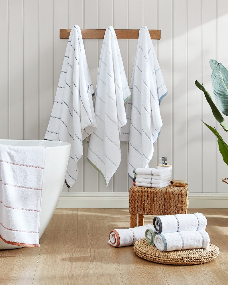Ridley Green 3-Piece Bath Towel Set - Green