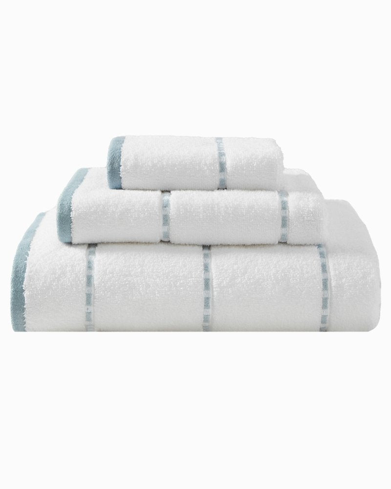 Ridley Blue 3-Piece Bath Towel Set - Steel Blue