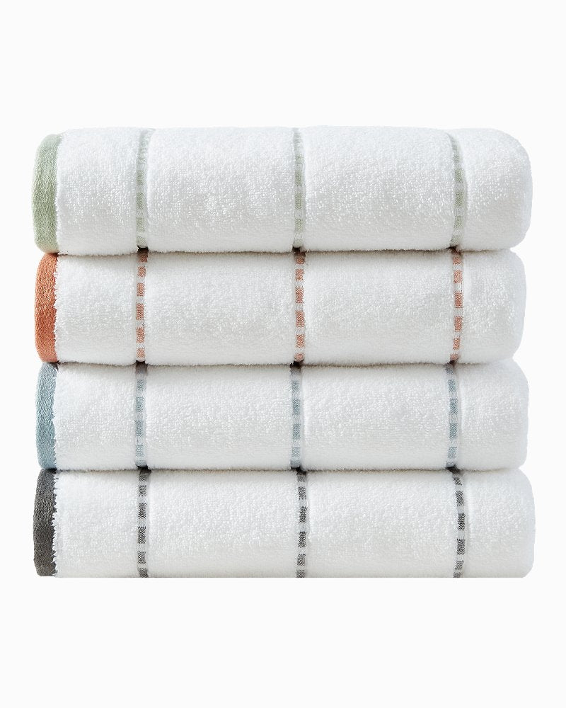 Ridley Blue 3-Piece Bath Towel Set - Steel Blue