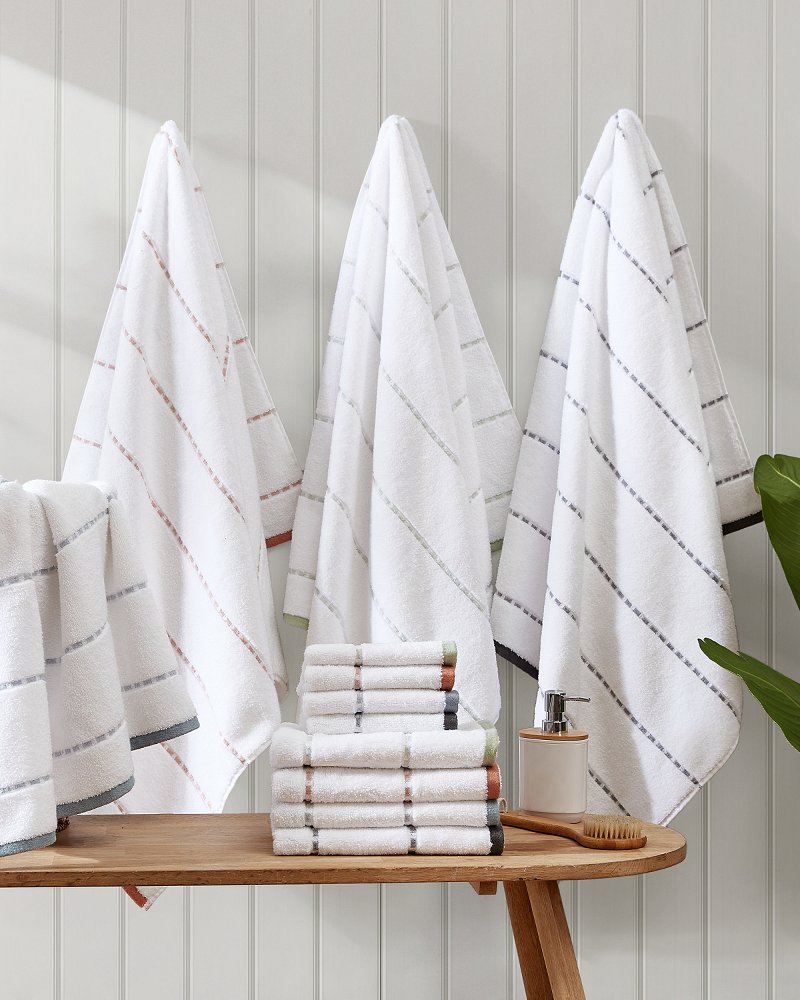 Ridley Blue 3-Piece Bath Towel Set - Steel Blue