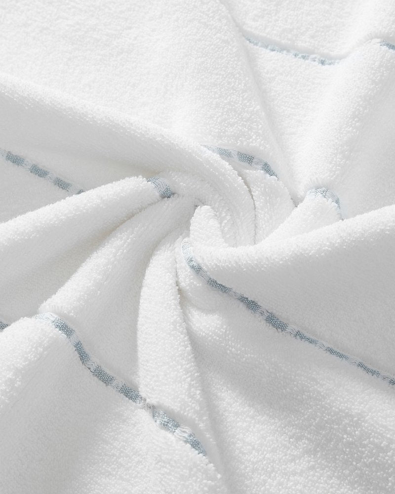 Ridley Blue 3-Piece Bath Towel Set - Steel Blue