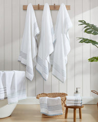 Cliff Side Green 3-Piece Bath Towel Set - Sage