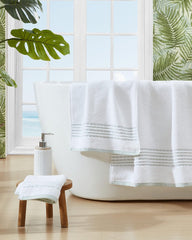 Cliff Side Green 3-Piece Bath Towel Set - Sage