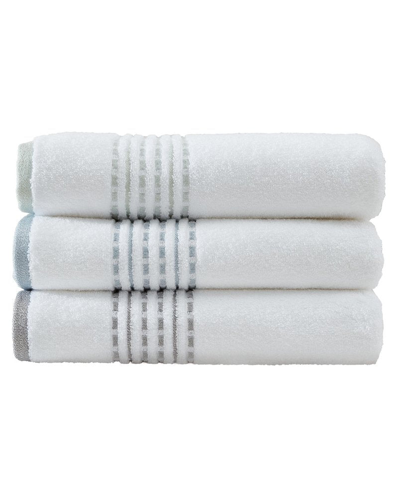 Cliff Side Blue 3-Piece Bath Towel Set - Blue