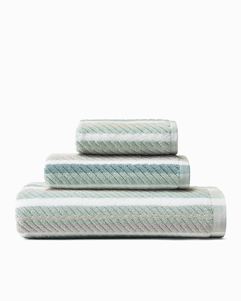 Ocean Bay 3-Piece Bath Towel Set - Turquoise