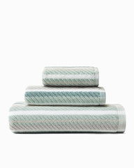 Ocean Bay 3-Piece Bath Towel Set - Turquoise