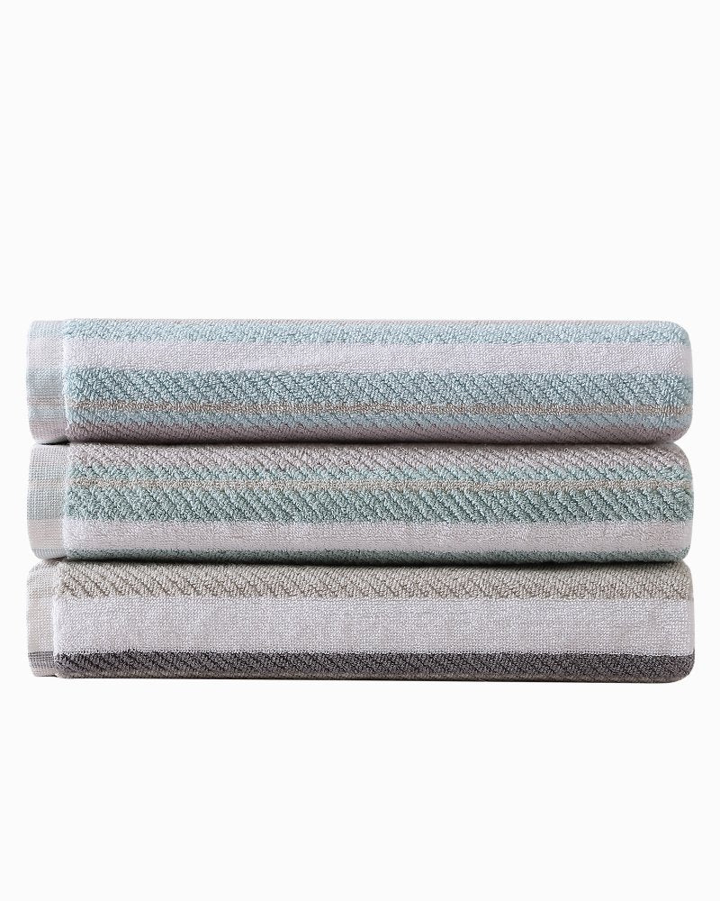 Ocean Bay 3-Piece Bath Towel Set - Turquoise
