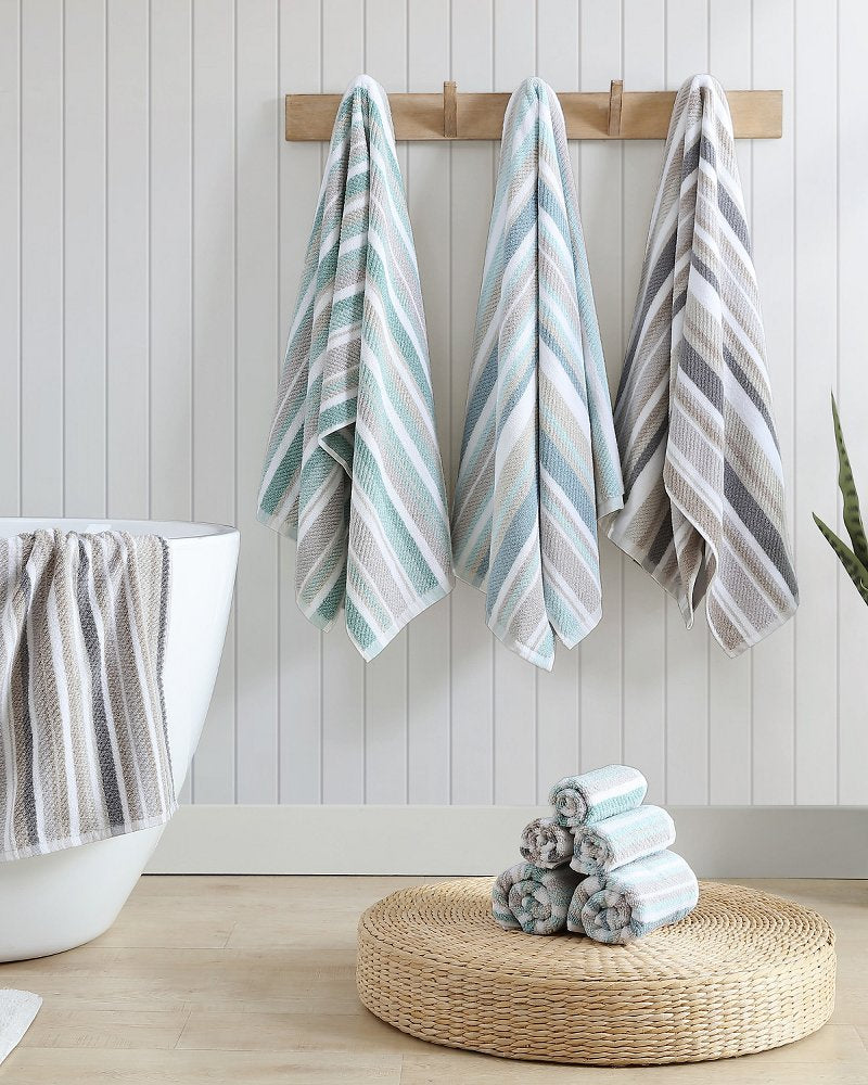 Ocean Bay 3-Piece Bath Towel Set - Turquoise