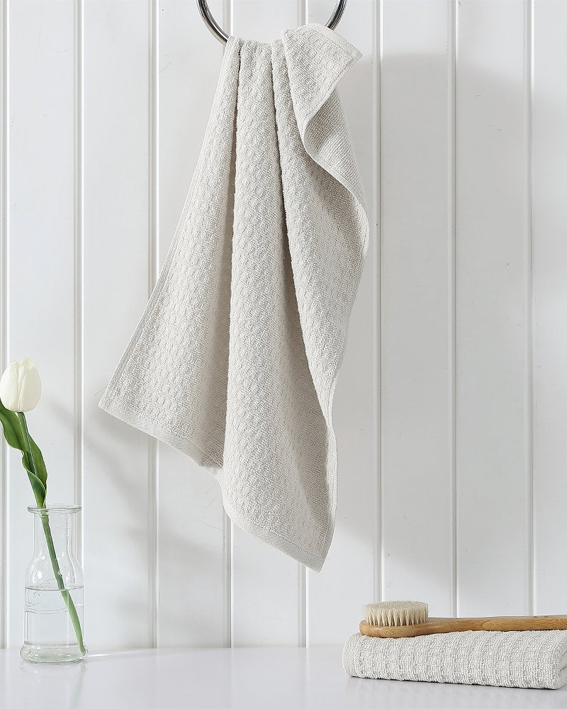 Northern Pacific 2-Piece Hand Towel Set - Brown