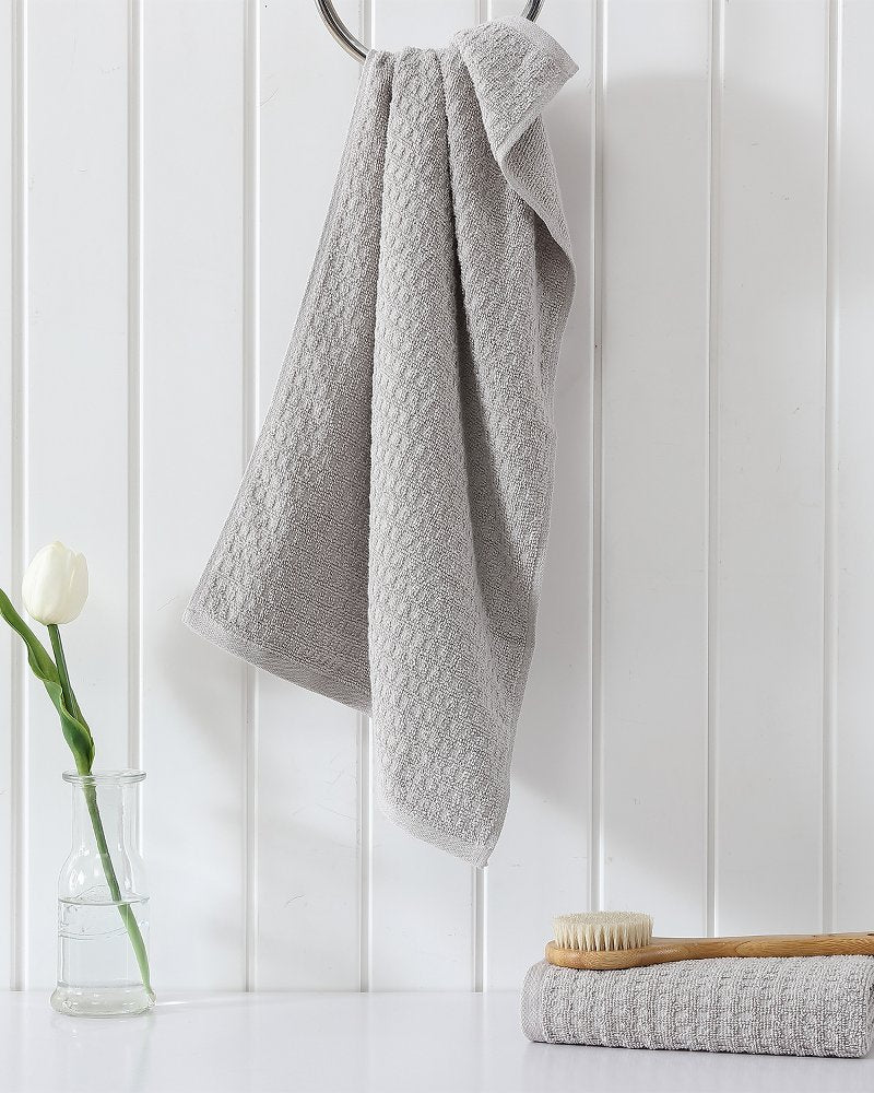 Northern Pacific 2-Piece Hand Towel Set - Grey