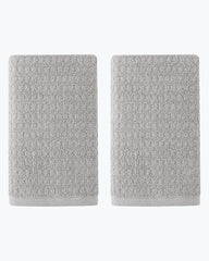 Northern Pacific 2-Piece Hand Towel Set - Grey