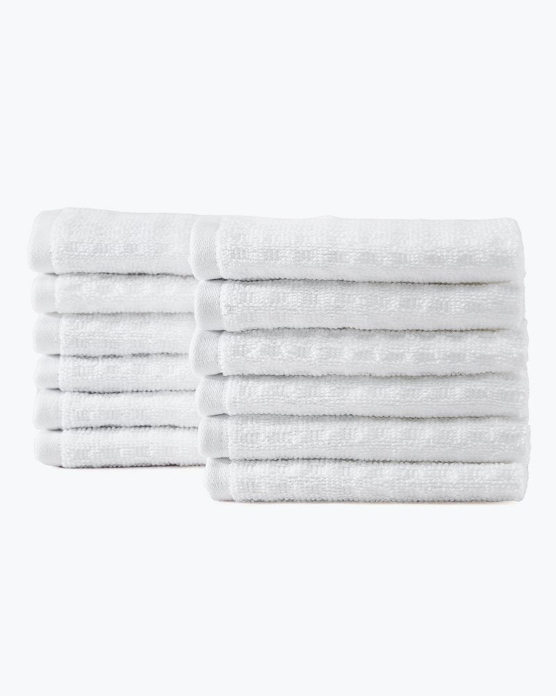 Northern Pacific 12-Piece Wash Towel Set - Coconut