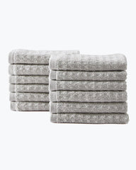 Northern Pacific 12-Piece Wash Towel Set - Grey