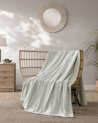 Sandy Shore King Blanket - Green