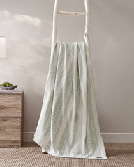 Sandy Shore King Blanket - Green