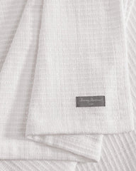 Island Estate Woven Bamboo Full/Queen Blanket - White