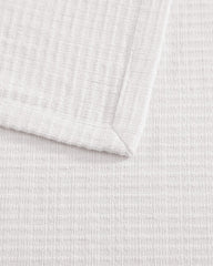 Island Estate Woven Bamboo Full/Queen Blanket - White