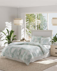 Canyon Palms 3-Piece King Duvet Cover Set - Green