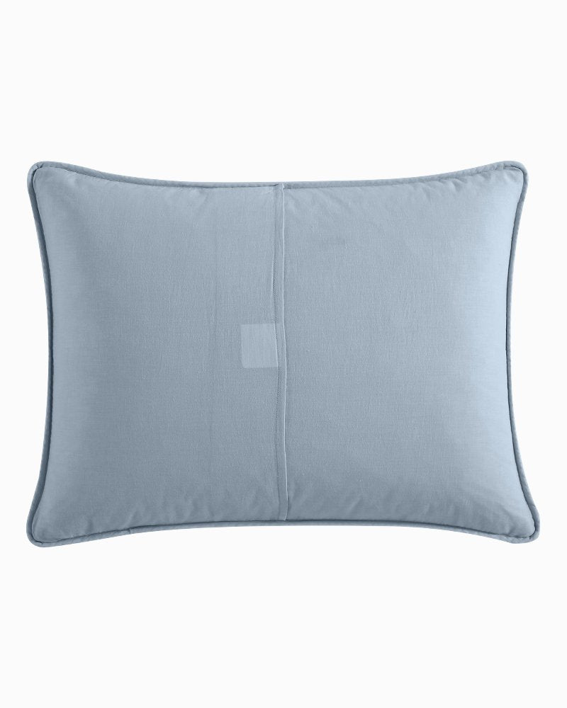 Solid Costa Sera Twin Quilt - Blue