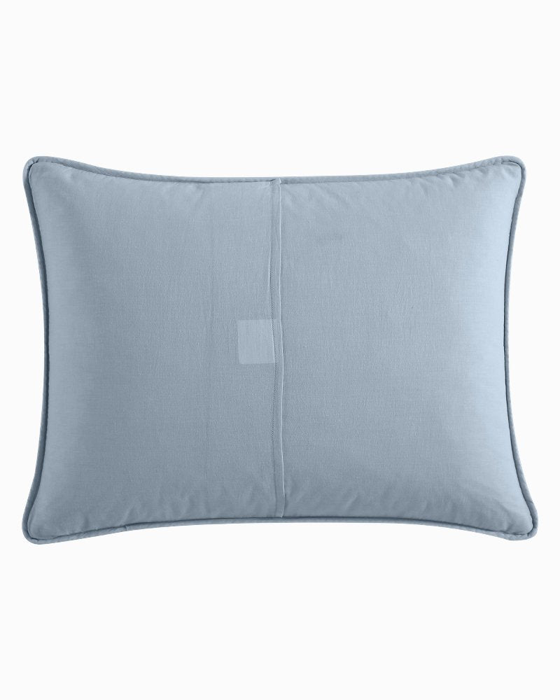 Solid Costa Sera Full/Queen Quilt - Blue