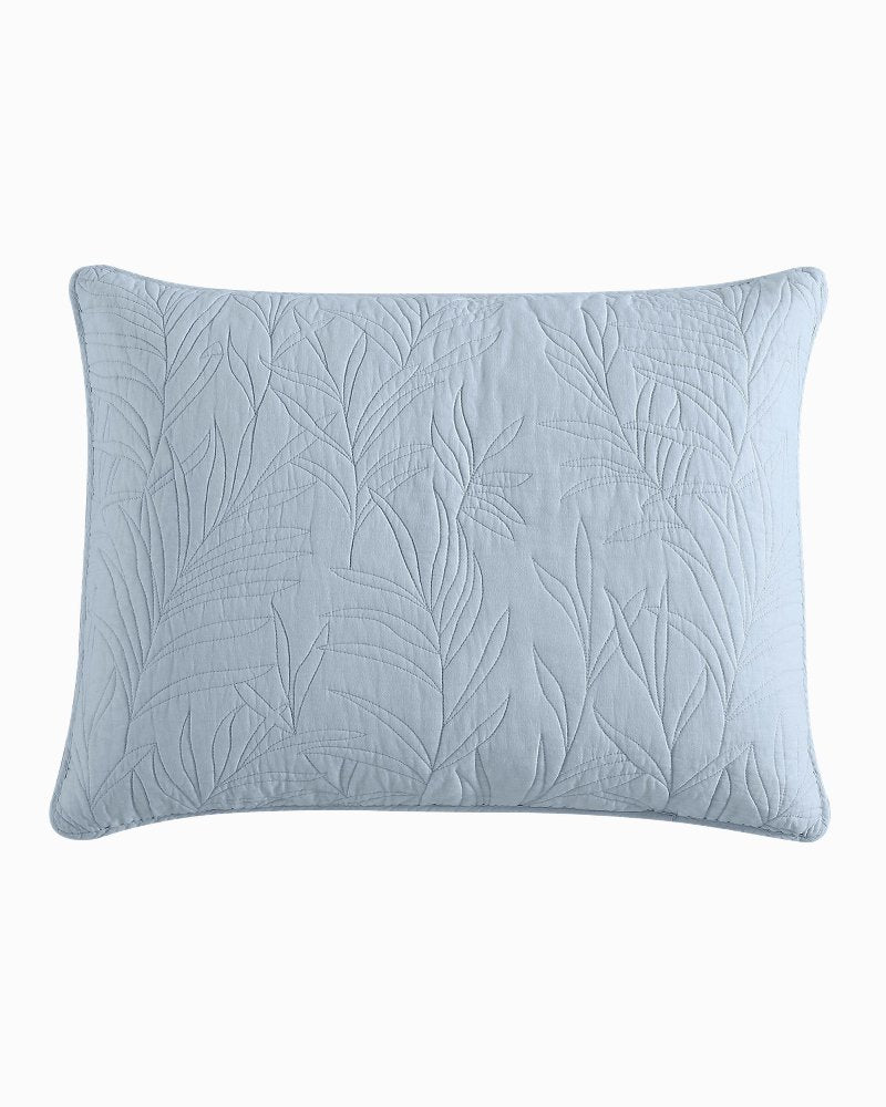 Solid Costa Sera King Quilt - Blue