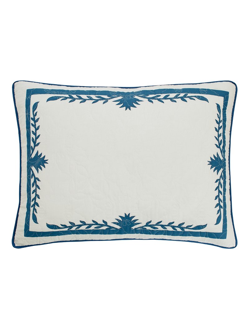 Aloha Pineapple Standard Sham - Blue