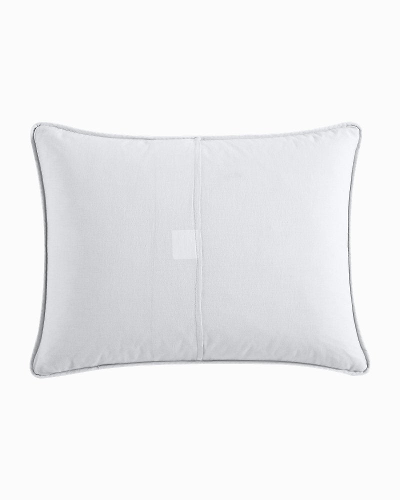 Solid Costa Sera 2-Piece Standard Quilted Sham Set - White