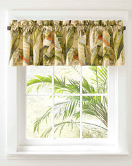 Palmiers Window Valance - Green