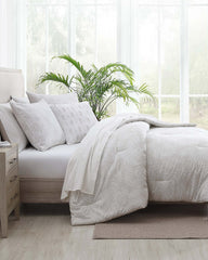 Art Of Palms 8-Piece King Comforter Set - Beige
