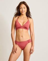 Jewel Sands Halter Bikini Top - Soft Sienna