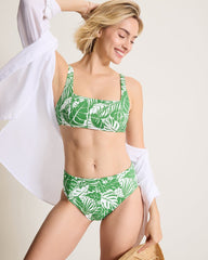Palm Modern Costa Verde Square-Neck Bikini Top - Four Leaf Clover