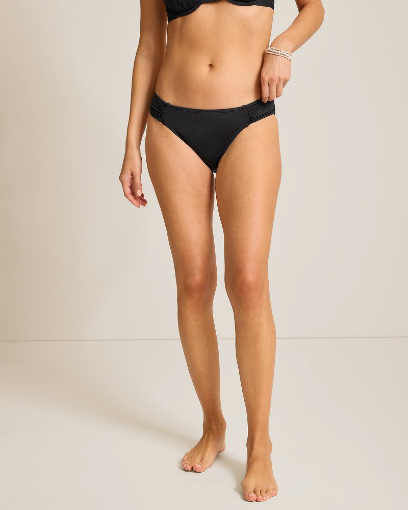 Pearl Hipster Bikini Bottoms - Black
