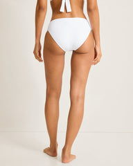 Pearl Hipster Bikini Bottoms - White
