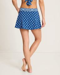 Noble Pineapple Skort - Indigo Tide