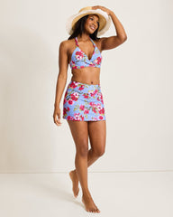 Tropic Isles Chambray Beach Skort - Blue Monday