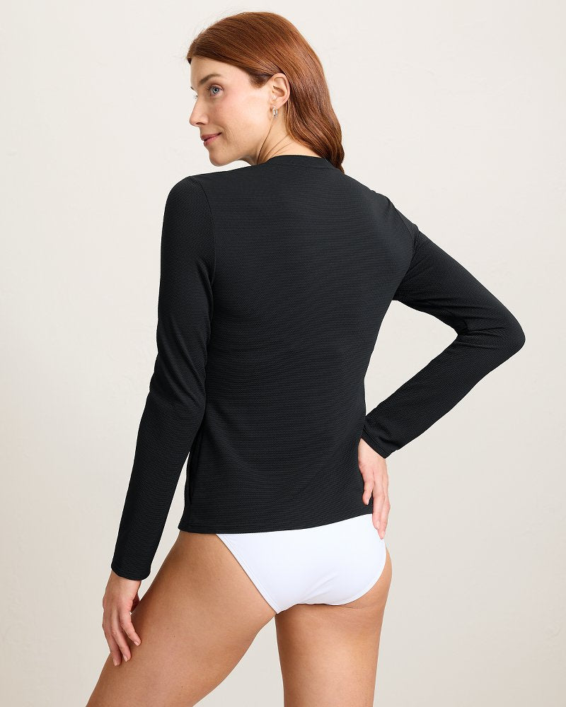 Island Cays Rash Guard - Black