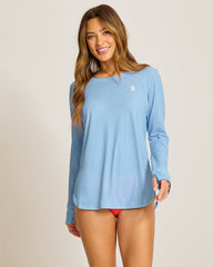 Miramonte Pullover Rash Guard - Seabank Sky