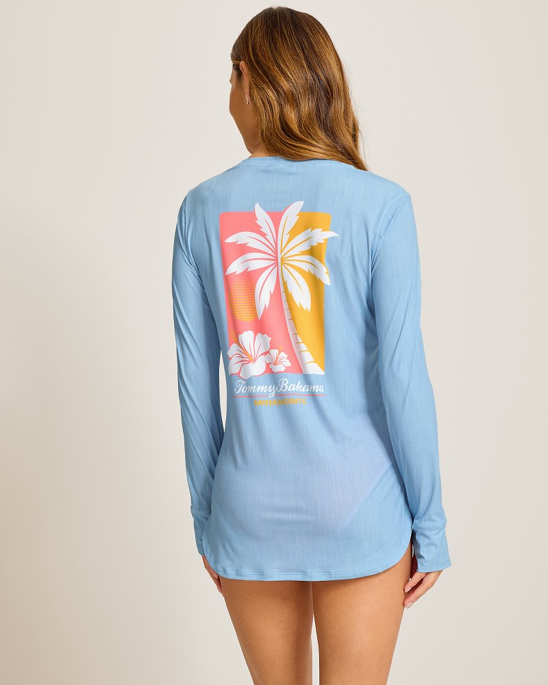 Miramonte Pullover Rash Guard - Seabank Sky
