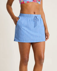 Solid Board Skort - Blue Monday