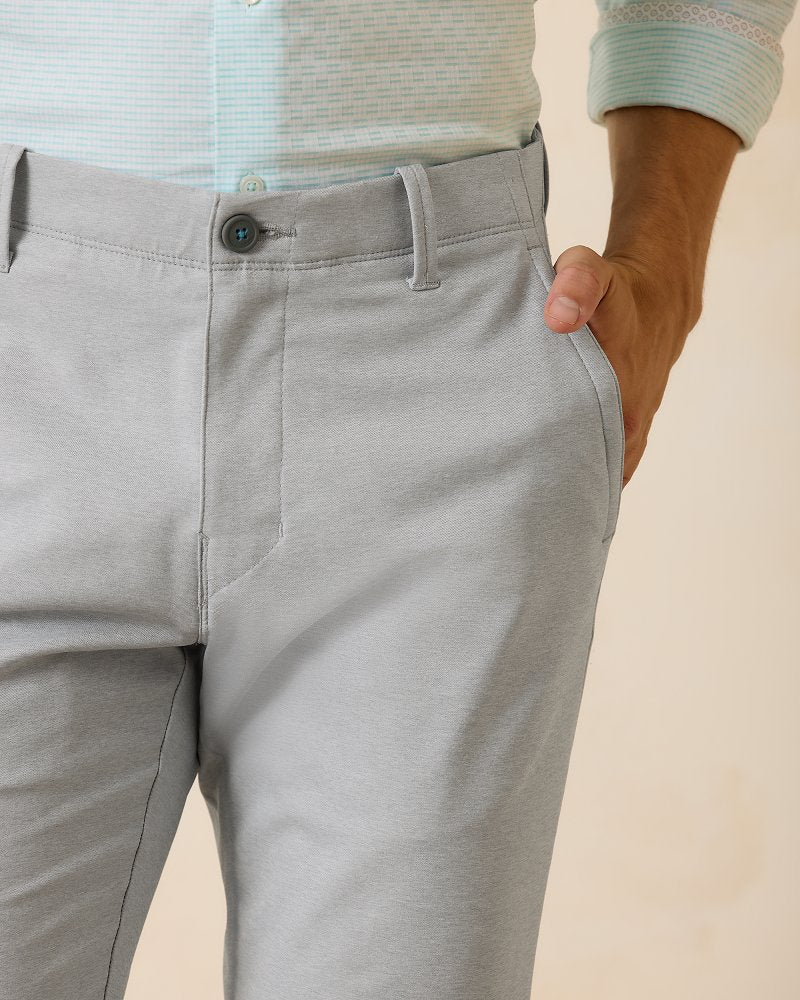 On Par IslandZone Flat-Front Pants - Harbor Mist