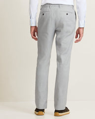Latigo Beach Linen-Blend Flat-Front Pants - Bala Shark