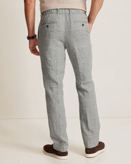 Baird McNutt Dublin Bay Linen Pants - Insignia Blue