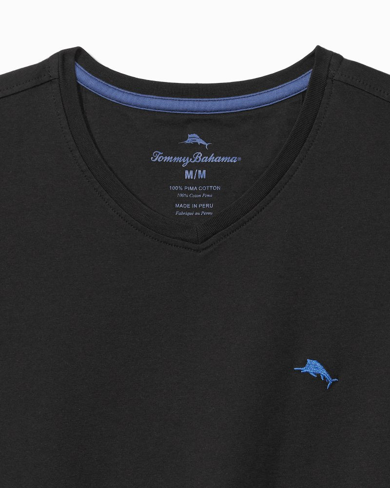 New Bali Skyline V-Neck T-Shirt - Black