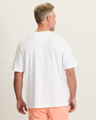 New Bali Skyline V-Neck T-Shirt - White