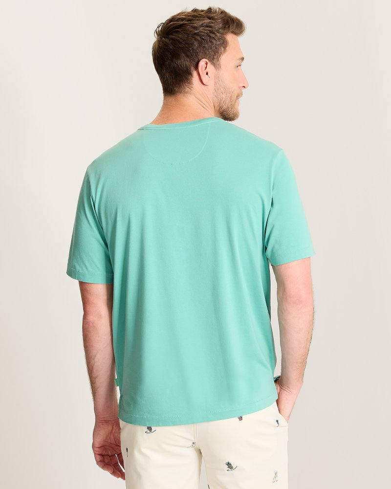 New Bali Skyline V-Neck T-Shirt - Azure Water
